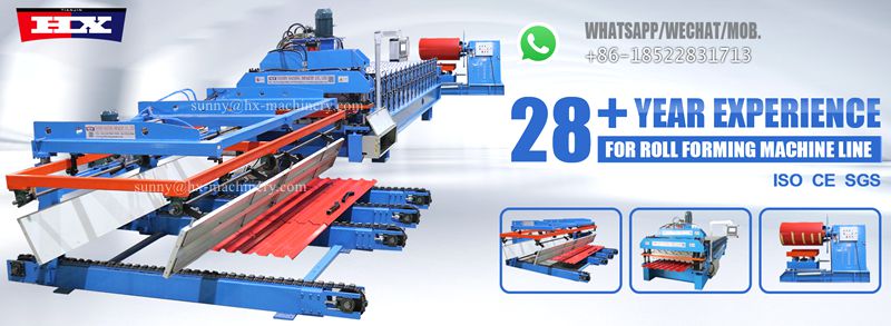 Metal roofing machine